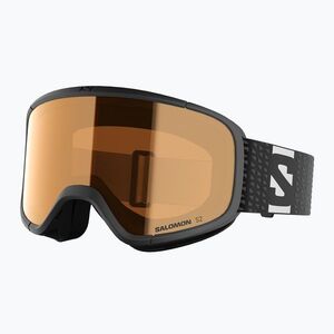 Gyerek síszemüveg Salomon Lumi Acces Jr black/flash toric orange (Lumi Acces Jr L47910700) kép
