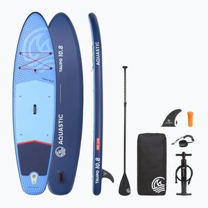 Taupo 10'8" allround kék felfújható AQUASTIC deszka szett SUP (Taupo 10'8" allround AQS-B6I001-BL) kép