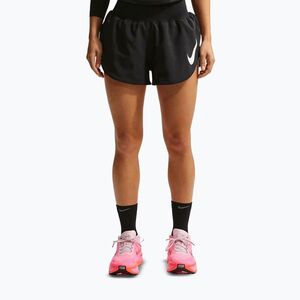 Női futóshort Nike Tempo Swoosh Dri-Fit Mid-Rise Brief-Lined black/white (Tempo Swoosh Dri-Fit Mid-Rise Brief-Lined IF1473) kép