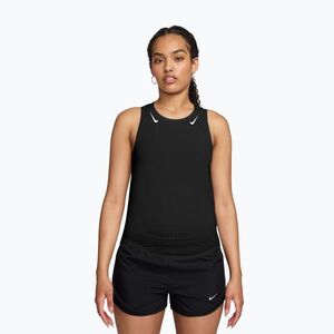 Női futópóló Nike AeroSwift Dri-Fit ADV Singlet black/white (AeroSwift Dri-Fit ADV Singlet IF1252) kép