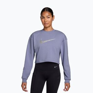 Női edzőpulóver Nike Pro Dri-Fit Crew Neck iron purple/metallic silver/white (Pro Dri-Fit Crew Neck IB8979-506) kép