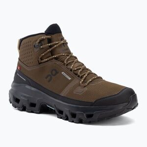 Férfi túrabakancs On Cloudrock Mid Waterproof earth/black (Cloudrock Mid Waterproof 3MF10164228) kép