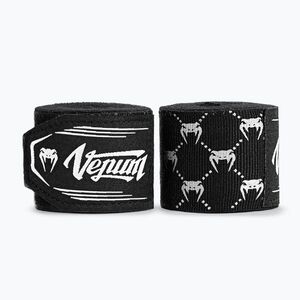 Bokszoló bandázs Venum Hand Wraps 250 cm black/white (Hand Wraps VENUM-05401-108) kép
