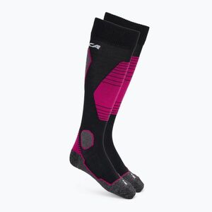 Női sízokni Nordica High Performance 3.0 black/fuchsia/white (High Performance 3.0 1881101) kép