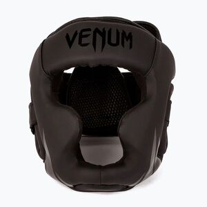 Gyerek boksz fejvédő Venum Challenger Kids black/black (Challenger Kids VENUM-04356-114) kép