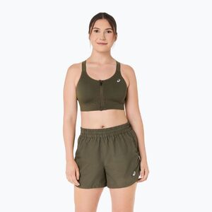 Sportmelltartó ASICS Road Combination Zip dark olive (Road Combination Zip 2012D369-300) kép