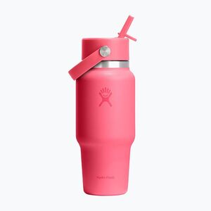 Termosz Hydro Flask Wide Flex Straw Travel 621 ml popstar pink (Wide Flex Straw Travel WT24CFS668) kép