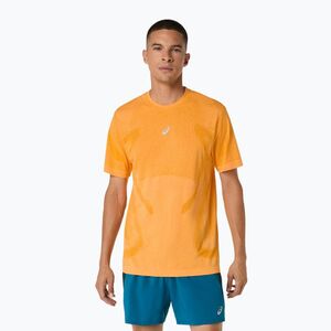 Férfi hosszú ujjú futópóló ASICS Road Seamless LS golden yellow (Road Seamless LS 2011D355) kép