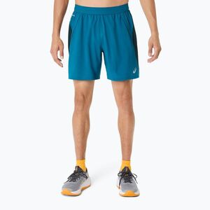 Férfi futó rövidnadrág ASICS Road 7IN tranquil teal/dark teal/yamabuki (Road 7IN 2011D248-302) kép