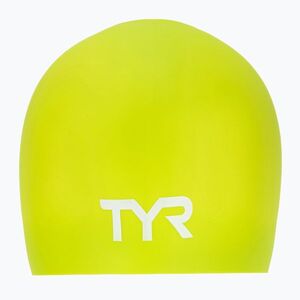 Úszósapka TYR Long Hair Wrinkle Free Silicone limelight (Long Hair Wrinkle Free Silicone LCSL_327) kép