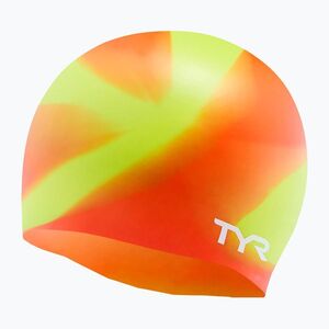 Úszósapka TYR Multi-Color Silicone lime/multi (Multi-Color Silicone LCSM_697) kép