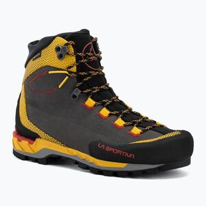 La Sportiva Trango Tech Leather férfi magashegyi bakancs GTX black/yellow (Trango Tech Leather GTX ZFMS116K00Y00) kép
