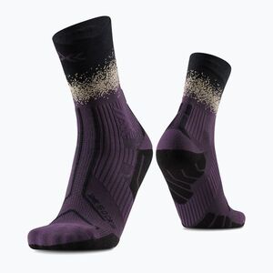 Zoknik X-Socks Terraskin Perform Crew deep purple/x black/sand (Terraskin Perform Crew XS-RQXTS26U) kép