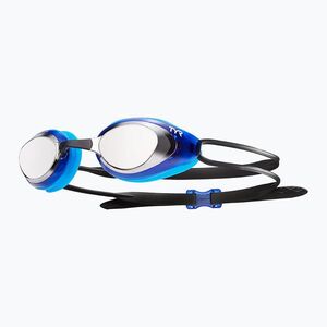 Úszószemüveg TYR Blackhawk Racing Mirrored silver/blue/black (Blackhawk Racing Mirrored LGBHM_046) kép
