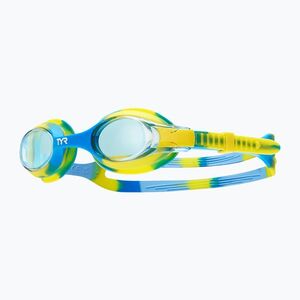 Gyerek úszószemüveg TYR Swimple Tie Dye Non-Mirrored blue/green/yellow (Swimple Tie Dye Non-Mirrored LGSWTD_236) kép