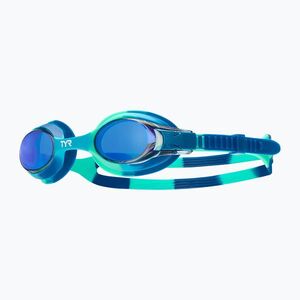 Gyerek úszószemüveg TYR Swimple Tie Dye Mirrored blue/mint (Swimple Tie Dye Mirrored LGSWTDM_496) kép
