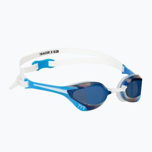 Úszószemüveg TYR Tracer-X Elite Racing Mirrored blue/white (Tracer-X Elite Racing Mirrored LGTRXELM_462) kép