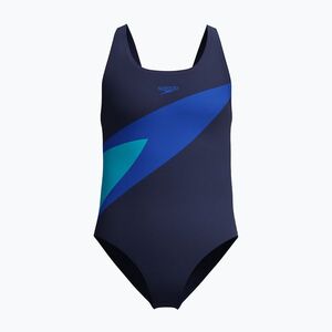 Gyerek egyrészes fürdőruha Speedo Hyperboom Butterfly Back peacoat/deep sapphire (Hyperboom Butterfly Back 8-A000205003) kép