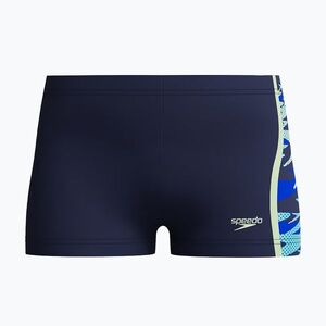 Bokserki pływackie dziecięce Speedo Hyperboom Splice Aquashort peacoat/deep sapphire (Hyperboom Splice Aquashort 8-A000258002) kép