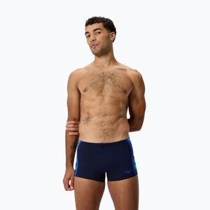 Férfi úszóboxer Speedo Hyperboom Splice Aquashort peacoat/deep sapphire (Hyperboom Splice Aquashort 8-A000253002) kép
