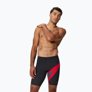 Férfi úszójamerek Speedo Hyperboom anthracite/high risk red (Hyperboom Panel Jammer 8-A000153003) kép