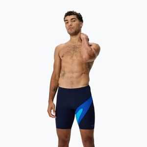 Férfi jammer fürdőnadrág Speedo Hyperboom peacoat/deep sapphire (Hyperboom Panel Jammer 8-A000153002) kép