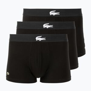 Férfi boxeralsó Lacoste 5H1291 3 pár black/white/black/black (5H1291) kép