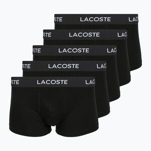 Férfi boxeralsók Lacoste 5H1292 5 pár black (5H1292) kép