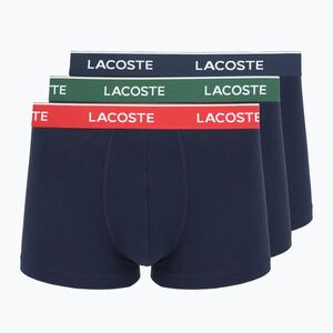 Férfi boxeralsók Lacoste 5H12997 3 pár navy blue/green/red/navy blue (5H1297) kép