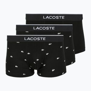 Férfi boxeralsó Lacoste 5H1299 3 pár black (5H1299) kép