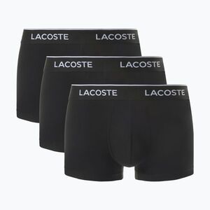 Férfi boxeralsók Lacoste 5H2393 3 pár black (5H1300) kép