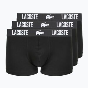 Férfi boxeralsók Lacoste 5H2393 3 pár black (5H2393) kép