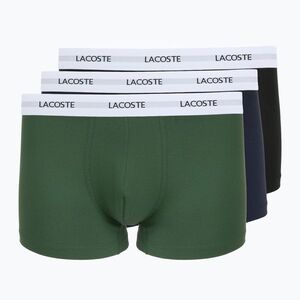 Férfi boxeralsók Lacoste 5H5150 3 pár black/green/navy blue (5H5150) kép