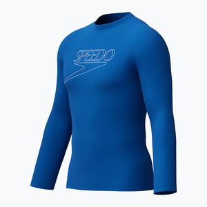 Férfi hosszú ujjú úszófelső Speedo Endurance+ Logo Rash Guard Turkish Sea (Endurance+ Logo Rash Guard 8-A000164004) kép