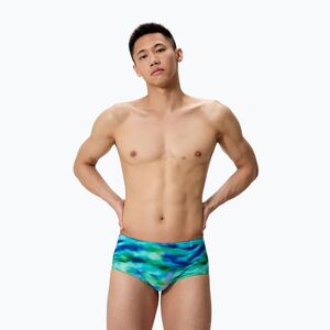 Férfi úszóboxer Speedo Printed 13.5 cm Brief sunset grove/green (Printed 13.5 cm Brief 8-005188007) kép