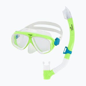 Gyerek sznorkelező készlet Speedo Adventure green gecko/clear (Adventure 8-7530334328) kép
