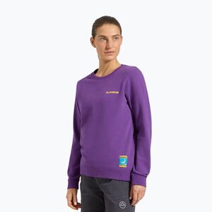 Női pulóver La Sportiva Climbing On The Moon purple/yellow (Climbing on the Moon ZACW035U07Y08) kép