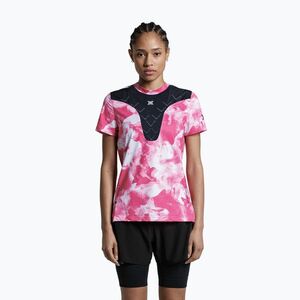 Női futópóló X-Bionic Corefusion Run wolfpack/white/neo pink (Corefusion Run SS CF-RTPSS25W) kép