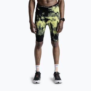 Férfi futóshort X-Bionic Efektor Tights tie dye electric energy (Efektor Tights EF-R5TDS26M) kép