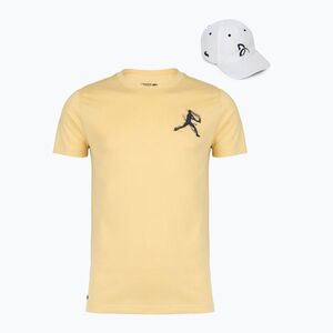 Férfi póló + sapka Lacoste TH1044 soya/white (TH1044) kép
