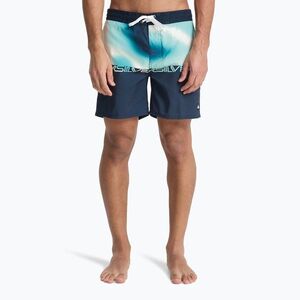 Férfi fürdőnadrág Quiksilver Everyday Half Jam 16" dark navy wordblock (Everyday Half Jam 16" EQYBS04897-KTP7) kép