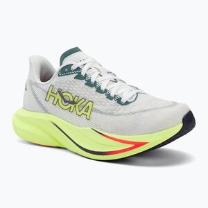 Női futócipők HOKA Mach 7 frost/neon yuzu (Mach 7 1171938-FYZ) kép