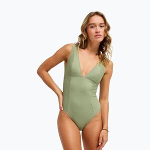 Női egyberészes fürdőruha ROXY Elongated oil green (Love Elongated ERJX103786-GLD0) kép
