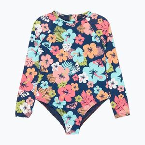 Gyerek egyrészes fürdőruha ROXY Morning Flower Onesie mood indigo morning flowers (Morning Flower Onesie ERLWR03359-BSP6) kép