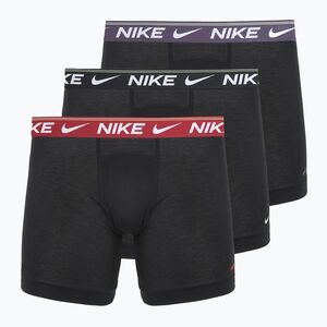 Férfi boxeralsók Nike Dri-FIT Ultra Comfort 3 pairs black/team crimson/dark raisin/black (Dri-FIT Ultra Comfort KE1257-TVZ) kép