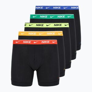 Férfi boxerek Nike Essential Cotton Stretch 5 pairs black/volt/pt red/game royal/sm green/un gold wb (Essential Cotton Stretch KE1296-JRE) kép