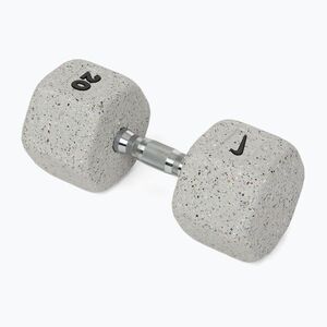 Gumírozott kézisúlyzó Nike Strength Grind Hex Dumbbell 20 kg wolf grey (Grind Hex Dumbbell DGHK-1120) kép