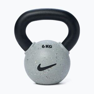 Kettlebell Nike Strength Rubber Coated 6 kg smoke grey (Rubber Coated KRCU-GC06) kép