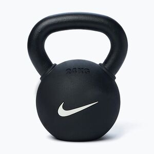 Kettlebell Nike Strength Rubber Coated 24 kg black/white (Rubber Coated KRCU-1024) kép
