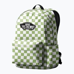 Hátizsák városi gyermek Vans Old Skool Grom Check 18 l checkerboard lime burst (Old Skool Grom Check VN000J3KFPB) kép